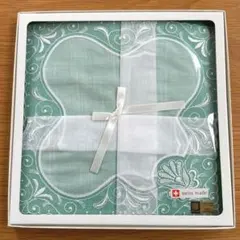 【新品】BISCHOFF ビショフ 最高級レースハンカチ ホワイト 刺繍