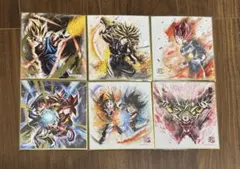 ドラゴンボール色紙６枚セット