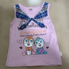 110cm アンパンマンキッズコレクション　リボン　タンクトップ　美品☆