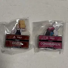 ドズル社 ドズル おおはらMEN WOAT アクリルネームバッジ