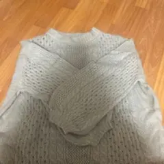 Emsexcite グレー 長袖ニットセーター