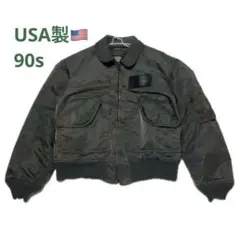 usa製 90s アルファインダストリーズ 初期型 フライトジャケット M】【80~90年代】ALPHA INDUSTRYS アルファインダストリーズ USA