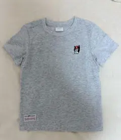 MLB 犬刺繍 グレー Tシャツ