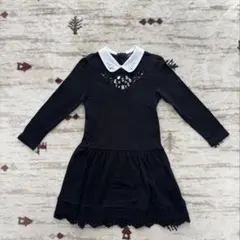 ★美品★コムサイズム COMME CA ISM★長袖 ワンピース 120cm 黒