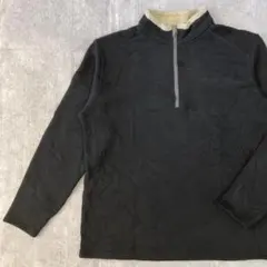 ハーフジップ スウェット
