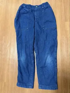 ユニクロ ストレッチウォームデニムパンツ 130cm中古