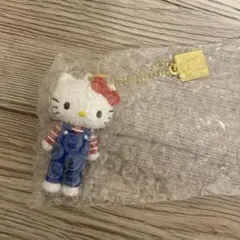 ハローキティ　キティ　シークレットマスコットチャームA オーバーオール