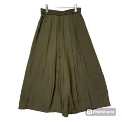 【ククス Cucux】ワッシャー加工 ワイドパンツ(S) イージーパンツ ロング