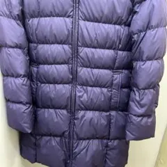 パープル ダウンジャケット　ユニクロ　M
