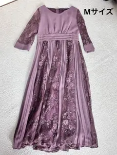 【匿名配送/美品】luxe brilleのパープル　オケージョンドレス