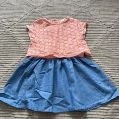 フタフタ　切り替えし　ノースリーブ　ワンピースのサムネイル