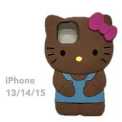 日焼けキティ シリコンケース iPhone 13/14/15