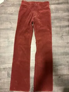超希少 90s Wrangler 赤 コーデュロイ フレアパンツ