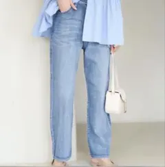 ROPÉ PICNICウエスト革命デニム：ウエストシェイプハイライズマムジーンズ