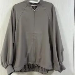 BABYLONE シアースタンドZIPブルゾン チャコール F - メルカリ