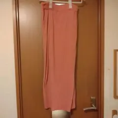 ロングタイトスカート ピンク