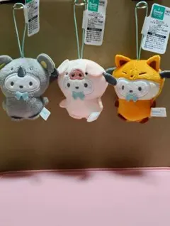 サンリオ　どうぶつ着ぐるみマスコット ポチャッコ3点セット【新品タグ付】
