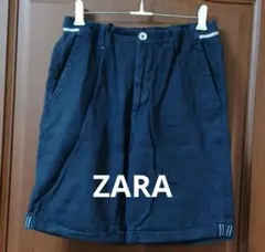 ZARA ネイビー ショートパンツ