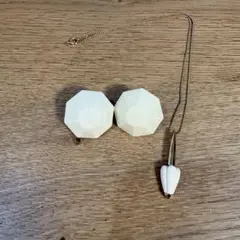 J13/ジバンシー GIVENCHY ビンテージ 八角形 イヤリング ネックレス