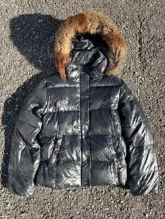 y2k archive old GAP ファーダウンジャケット光沢短丈3way黒 Old gap 3wayファーダウンジャケット 光沢 短丈 お兄系 y2k 黒L 2025