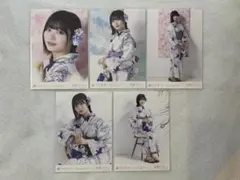 乃木坂46 生写真 中西アルノ 2023年 浴衣 5種コンプ