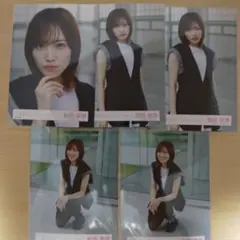 櫻坂46 松田里奈 生写真 Make or Break MV衣装 ヨリチュウ座り