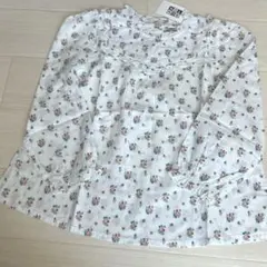 ボントン　☆ タグ付きフラワープリントブラウス　6A