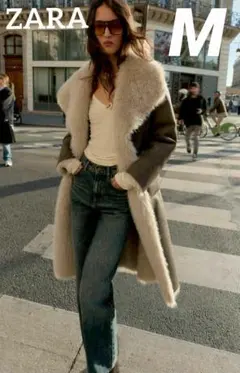 ☆様専用です♡ZARA リバーシブルダブルフェイスフェイクファーコート