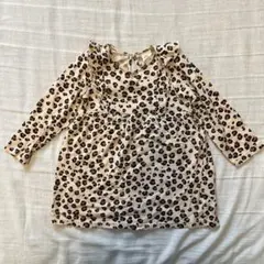 着用回数少なめ！H&M レオパード柄 ワンピース サイズ86cm