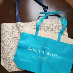 ORiental TRaffic ショップ袋 ショッパー2枚セットのサムネイル