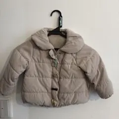 ダウン　petit main 中綿コート 90 ベージュ