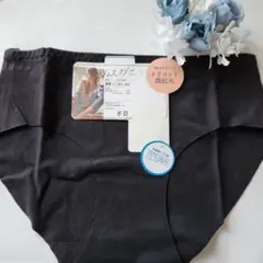 裏起毛ショーツ　裏起毛　やわらかフィット　ブラックショーツ　M　ストレスフリー