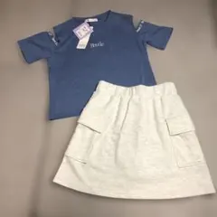 新品Lovetoxic トップス＆インパン付きスカートセット 150センチ