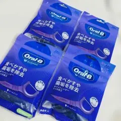 [새상품] 오랄비 플로스 픽 화이트닝 x 4봉지