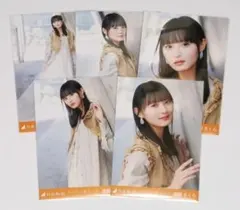 遠藤さくら 生写真 ネーブルオレンジ 選抜 5種