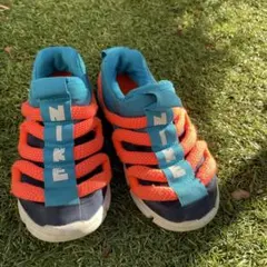 NIKE スニーカー オレンジ/青