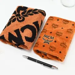 箱付き✨MCM エムシーエム タオルセット ブラウン ブラック ロゴ入りのサムネイル