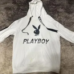 PLAYBOY ホワイト パーカー