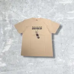 UNITED ATHLE 半袖Tシャツ イエロー L バックプリント ゆったりのサムネイル