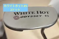 激レア！ODYSSEY WHITE HOT #5 2ドットパター　32インチ