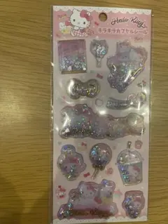 ハローキティ　キラキラカプセルシール　サンリオ