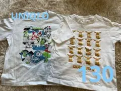 ポケモンTシャツ　ユニクロ　130 2枚セット