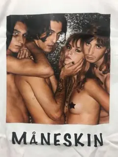 マネスキン　Tシャツ　レア　イタリア ロックバンド　LGBT MANESKINのサムネイル
