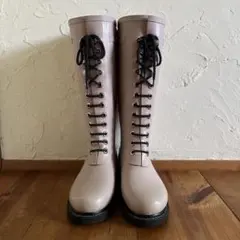 ILSE JACOBSEN ・イルセヤコブセン レースアップレインブーツ・38