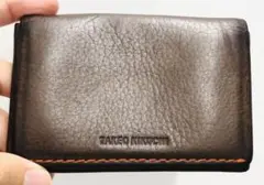 タケオキクチ 名刺入れ メンズ レザー 本革