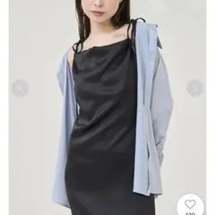 FRAYI.D ドレープサテンキャミドレス