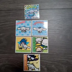 サンリオキャラクターズマン シナモロール 他シリーズ5枚 計6枚セット シール
