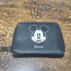 Disney ミッキーマウス 二つ折り財布 ブラック