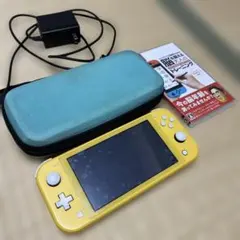 Nintendo Switch Lite 黄色　本体 充電器 ケース　脳トレ付き
