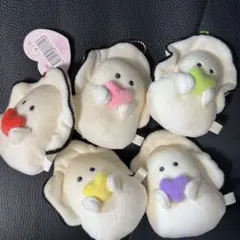 つぶらな瞳 なまがき　ぬいぐるみ 5体セット　生牡蠣　カキ　推し活　ハート